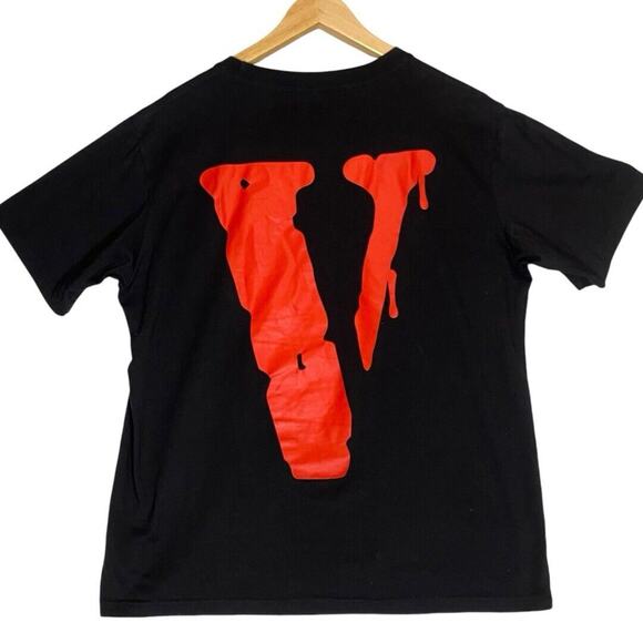 The Weeknd x Vlone After Hours Tee Blood Drip L Streetwear Skater Goth Grunge - Picture 2 of 9